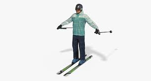 Real Time Ski Man Pbr 3d Model 3d Model Pbr Model