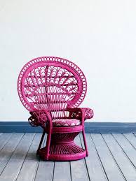 What do you need to know about rattan furniture? Pink Wicker Peacock Chair Fuchsia By The Family Love Tree Australia Peacock Chair Chair Love Chair