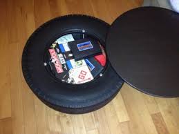 Get two 6 mm thick chipboard panels from a diy store. Recycled Tire Coffee Table 10 Steps With Pictures Instructables