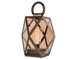 Northlight 29.5 white and gold moroccan style floor pillar candle lantern. Muse Lantern Outdoor Battery By Contardi Design Tristan Auer