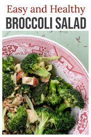 Honey Mustard Broccoli Salad Recipe Best Broccoli Salad Recipe Health Salad Recipes Broccoli Recipes Healthy