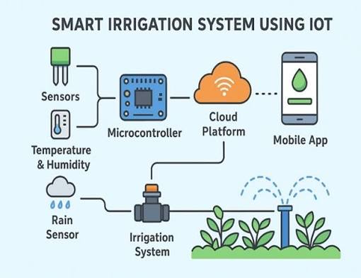 Agriculture Crop - Field Monitoring System and Irrigation Automation