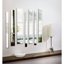 Umbra Strip Wall Mount Mirrors Set Of 7 50 Stripped Wall Mirror Decor Wall Mounted Mirror