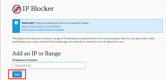 Restrict Access With Htaccess And The Ip Deny Manager Inmotion Hosting Support Center