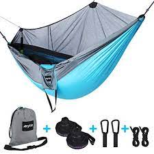 Hang an outdoor hammock between trees with a hammock strap for a classic look, or take advantage of any space with a sturdy hammock stand. Pin On Hiking Camping