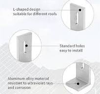 Amazon.com: L Foot Solar Mount,Aluminum Alloy Photovoltaic ...