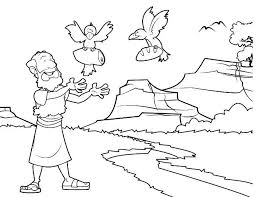 Elijah fed by ravens (coloring page) coloring pages are a great way to end a sunday school lesson. 130 Elijah Images Ideas Elijah Biblical Art Bible Illustrations