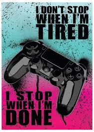 Playstation 4 Quote Video Game Art Poster By Extremepandadesign Video Game Quotes Video Games Ps4 Gamer Quotes