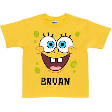 Spongebob Squarepants Personalized Spongebob Squarepants Face Toddler Yellow T Shirt Walmart Com In 2020 Spongebob Squarepants Spongebob Spongebob Outfit