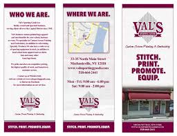 Val S Sporting Goods In Store Brochure Front View Brochure Fun Sports Capital District