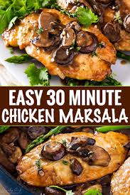 Jimmy max chicken marsala entree, chicken marsala dinner dish, chicken marsala is served with a vegetable medley ad a choice of potato or gluten free rice. Easy Chicken Marsala 30 Minute Meal The Chunky Chef