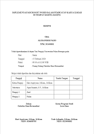 We did not find results for: Membuat Halaman Pengesahan Skripsi Yang Rapi Di Microsoft Word Tutup Kurung