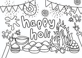 Download the wonderful coloring pages holi india online. Happy Holi 3 Coloring Page Free Printable Coloring Pages For Kids