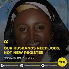 Speaking at a demonstration dubbed 'Tikusayi' held in Tamale in the  Northern region Saturday, she said, “we need ambulances, we need jobs for  our husbands, jobs for our children, and good education