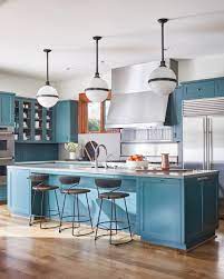 Blue kitchen cabinets are a huge design trend right now, but they are a timeless look. New This Week 6 Kitchens With Beautiful Blue Cabinets