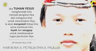 Berjuang Menjadi Petrus dan Paulus Masa Kini