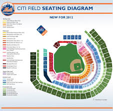 Citi Field Seating Diagram Seating Charts Baseball Park
