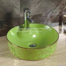 To demonstrate the danger in this assumption, here is a look at how sink designers gone are the days when sinks were ruled by right angles and flat surfaces. Bathroom Colorful High Quality Simple New Design Round Shape Ceramic Hand Wash Basin For Hotel From Chaozhou China Of Color Art Basin From China Suppliers 158702162