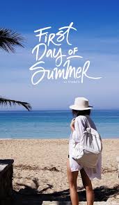 More scientifically, the summer solstice occurs between june 20 and june 22 (depending on the year), when the north pole is tilted toward the sun at about 23.4°. First Day Of Summer Celebration On Beach
