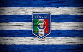 High quality, actual, original football logos. Hd Wallpaper Soccer Italy National Football Team Emblem Logo Wallpaper Flare