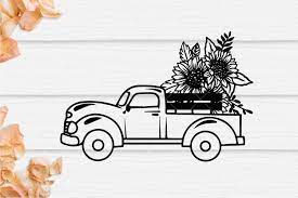 Free Free 324 Truck With Sunflowers Svg SVG PNG EPS DXF File
