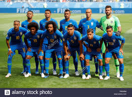 Hier findest du infos zu den spielern und trainern des teams. Sankt Petersburg Russland Juni 22 Brasilien Nationalmannschaft Spieler Fur Ein Foto Posieren Wahrend Der Fifa Wm 2018 Russland Gruppe E Ubereinstimmung Zwischen Brasilien Und Costa Rica In Sankt Petersburg Stadion Am