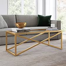 Beautiful brass bass with glass top. Amazon Com Coffee Tables Brass Coffee Tables Tables Home Kitchen