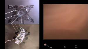 According to nasa, during landing, the rover will plunge through the planet's thin atmosphere, with a heat shield first, at a speed of about 20,000kph, before a parachute and powered descent slow the rover down to about. 9gmonis Fnkb M