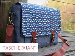 Hochwertige stoffe als meterware für bekleidung, dekoration, möbel und kinder. Schnittmuster Tasche Ajan