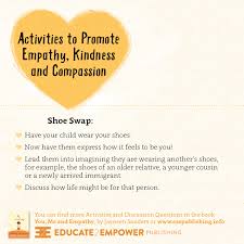 Activities To Promote Empathy In The Children S Book You Me And Empathy Written By Jayneen Sanders Childrens Books Emotional Intelligence Children S Books