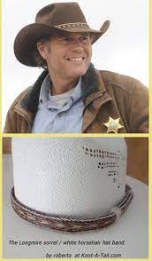 Longmire Hat Band Horsehair Hat Band Cowboy Horsehair Hat Etsy Hat Band Western Hat Bands Western Hats