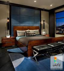 غرف نوم مودرن فى غاية الفخامة 2015 لوكيشن ديزين نت ديكور تصميم اثاث Masculine Bedroom Design Bedroom Interior Blue Bedroom Decor