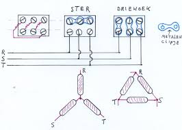 Voor Een Sterschakeling Bij Driefasige Asynchrone Motor Geldt Volgende Formule Spanning Per Fase Lijnspanning 3 En De Stroom Is Overal Eve Motor Schakels