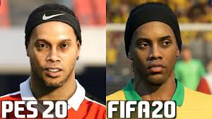 Pes 2020 faces category includes various faces and facepacks made by community, teams and face makers for the efootball pes 2020 pc game. Fifa 20 Vs Pes 2020 Icon Legend Player Face Comparison Youtube