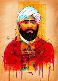 Enrazged at the massacre of over. Sardar Udham Singh Ji Indian Freedom Fighters Freedom Fighters Fighter