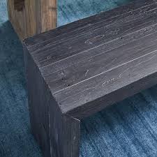 I built the bench using the same system as the table. Emmerson Reclaimed Wood Dining Bench