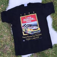 Bobby hamilton och dale earnhardt köra i 1996 goodwrench 400, en nascar winston cup series event. Shirts Winston Cup Champion Vtg 1996 Terry Labonte Sz Xl Poshmark