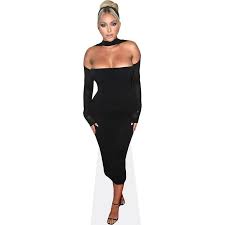 Kayley Gunner (Black Dress) Mini Size Cutout | eBay
