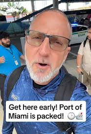 Boarding day at Port of Miami — and it’s packed! 😳 With thousands of  cruisers heading out today, traffic is insane and the terminal lines are  nonstop. This is one of the busiest cruise ports in the ...