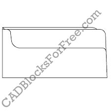 corner sink free autocad block in dwg