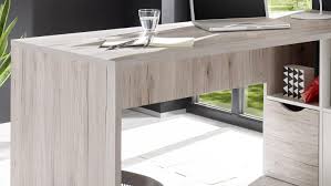 Free shipping for many products! Winkelschreibtisch Quadro Ecktisch Sandeiche Weiss 160x145