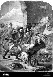 Battle of seringapatam hi-res stock ...