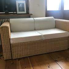 Zweisitzer Sofa Schlafsofa Aus Rattan Inkl Ausziehbett In Berlin Kreuzberg Ebay Kleinanzeigen Zweisitzer Sofa Ausziehbett Haus Deko