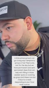 Clients! Ask about Enhancement options, sprays and hair fibers are good for  pictures and photoshoots, but it is not a long lasting option, they WILL  wash out. There are semi permanent Enhancement ...