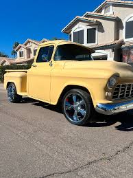 Image result for Chrome Yellow 1955 Truck