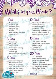 Bridal Shower Game What S In Your Phone Instant Download Wine Tasting Bridal Shower Printable Game Wine Themed Wedding Shower Wedding Shower Themes Bridal Shower Printables Bridal Shower Games