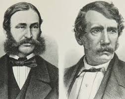 1897 Antique Print of 19th CENTURY EXPLORERS of AFRICA. David Livingston.  Henry Stanley. German Explorers of Africa. 127 Years Old Engraving
