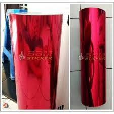 There's a window that's why it's beautiful and it's contents. Chrome Red Chrome Sticker Material 45cm X 100cm 1m Shopee Philippines