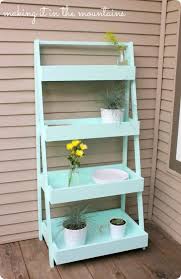 Maybe you would like to learn more about one of these? Diy Ladder Shelf For The Patio Knockoffdecor Com