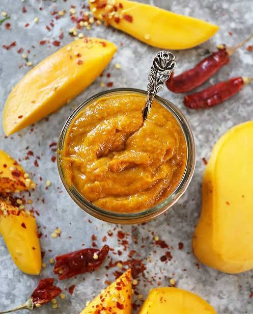 Spicy Mango Sauce Taro Root